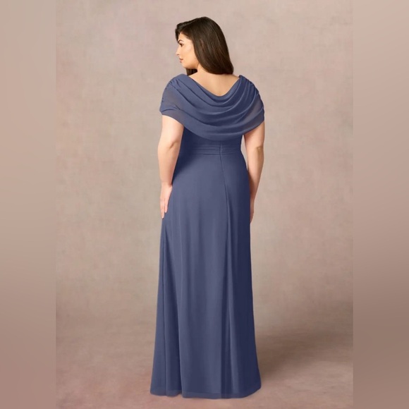 Azazie Stormy A Line Formal Dress - Picture 4 of 6